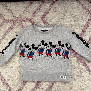 GAP Disney Toddler Sweatshirt – limited edition, Grey, Size 18-24months